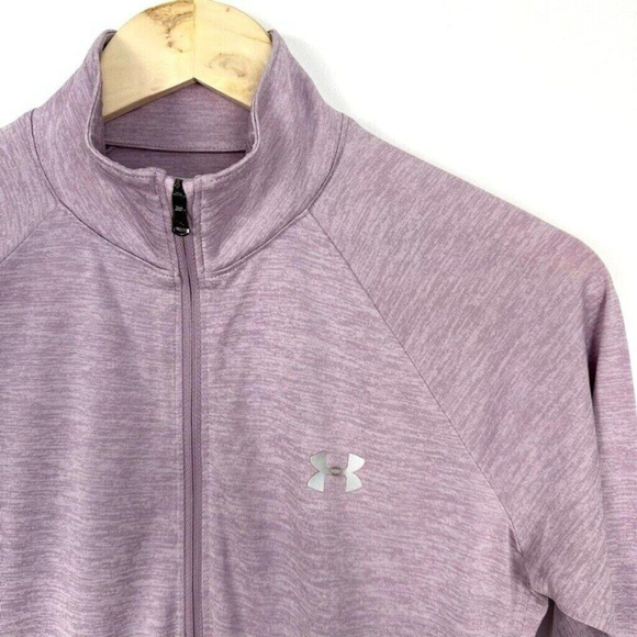 Under Armour Womens Tech Twist Half Zip Long Sleeve Pullover Small Purple - Picture 5 of 6